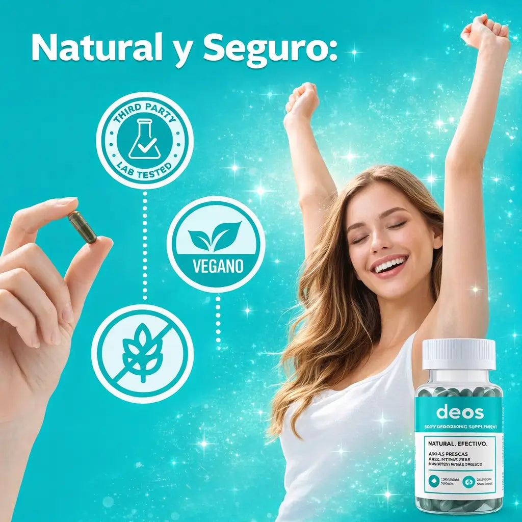 DEOSPURE® El desodorante que elimina el mal olor desde adentro