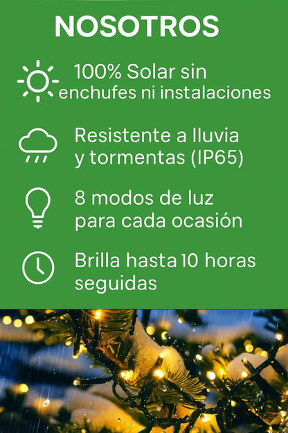 LumiFest® – Luces Solares Navideñas