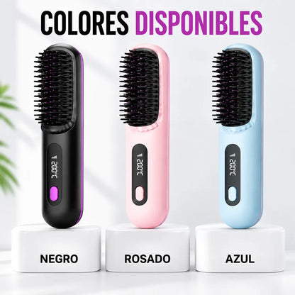 LissGo® Cepillo Alisador Inalámbrico