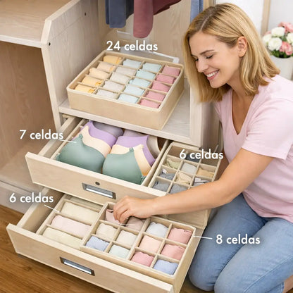 Organizador De Ropa Interior Set X4®