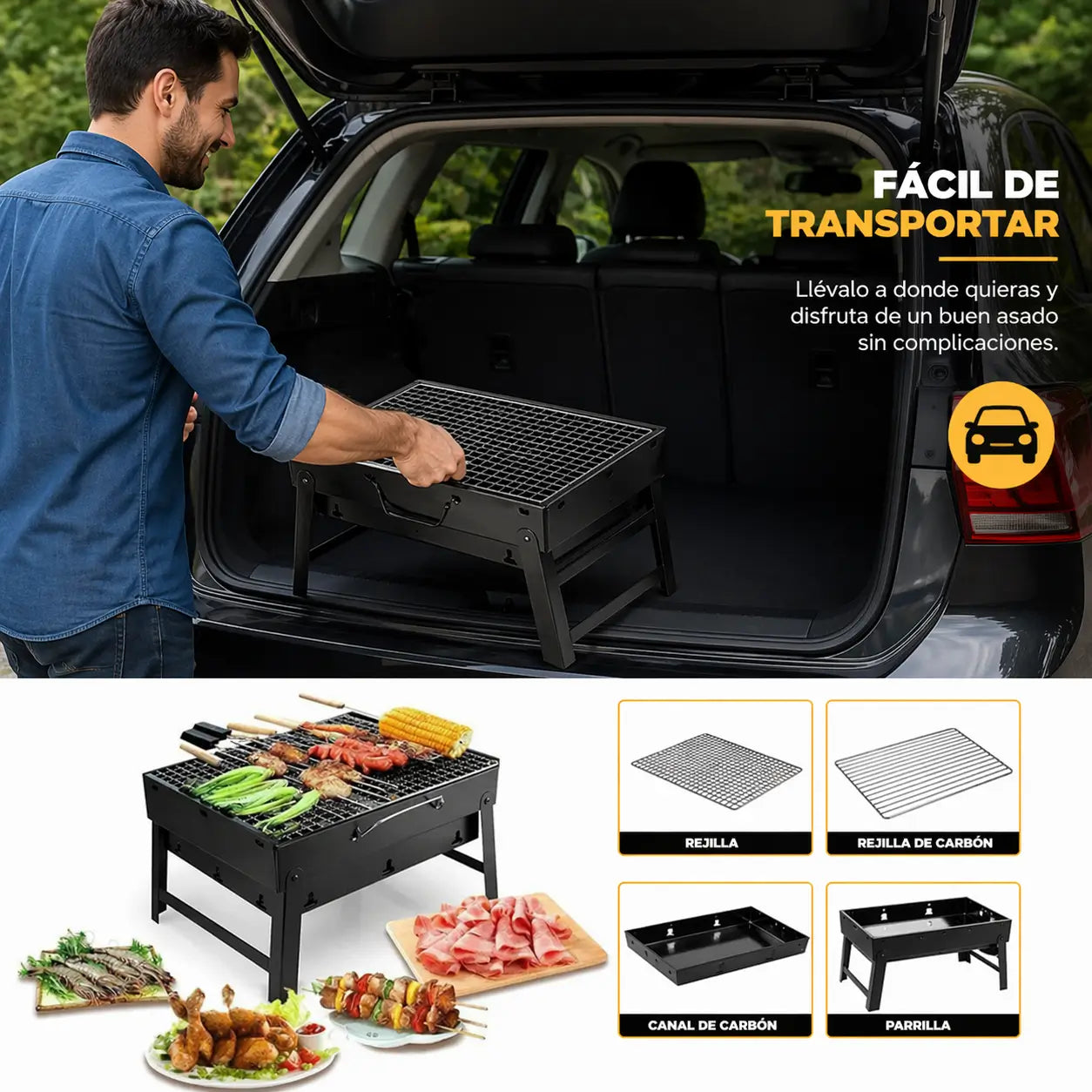 AsadoYa ® Parrilla Portátil