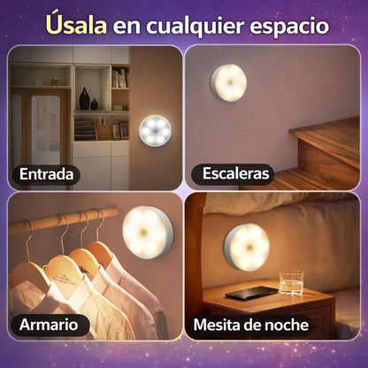 LumiSense® Lampara Recargable Pared Sensor