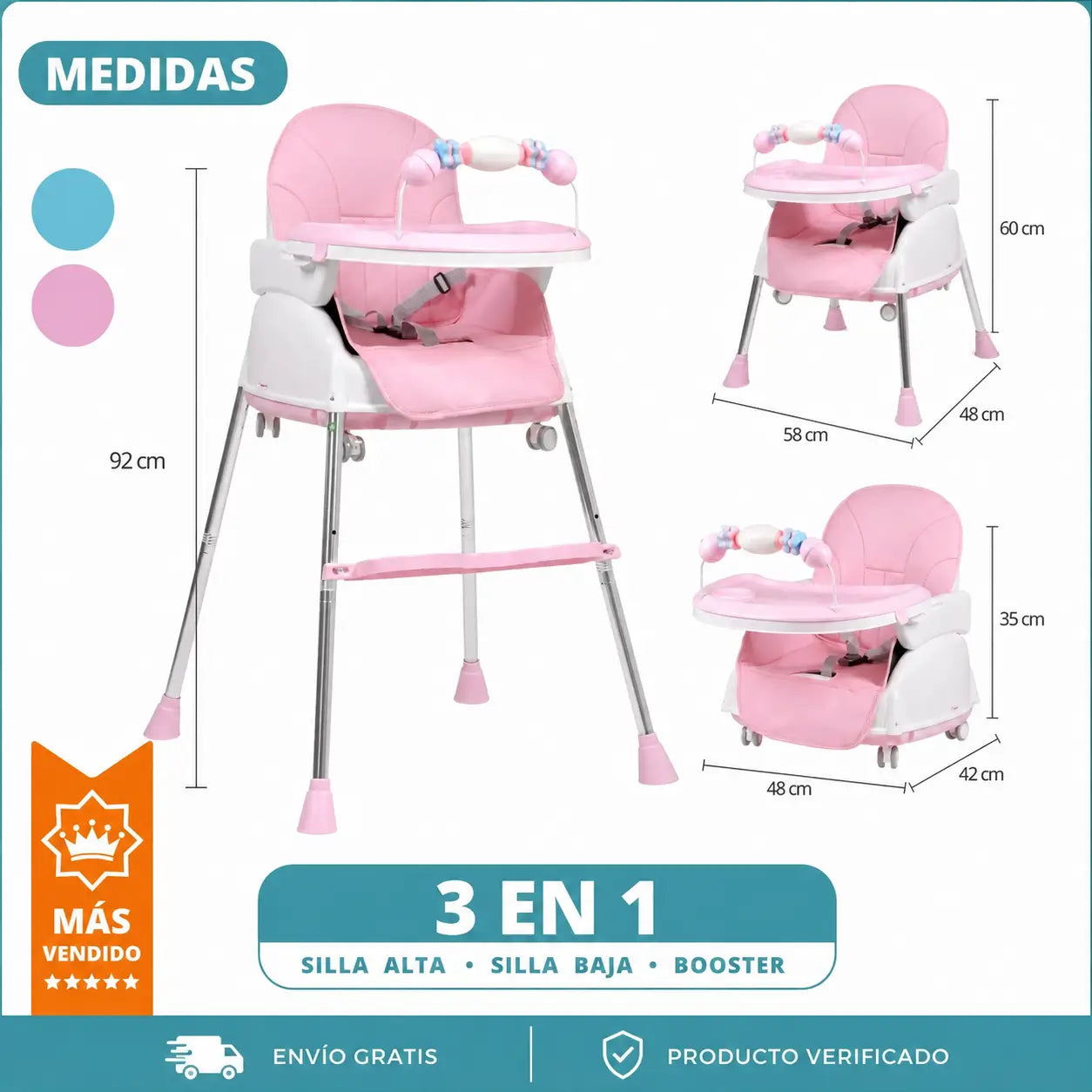 BabyGrow® Silla 3 en 1