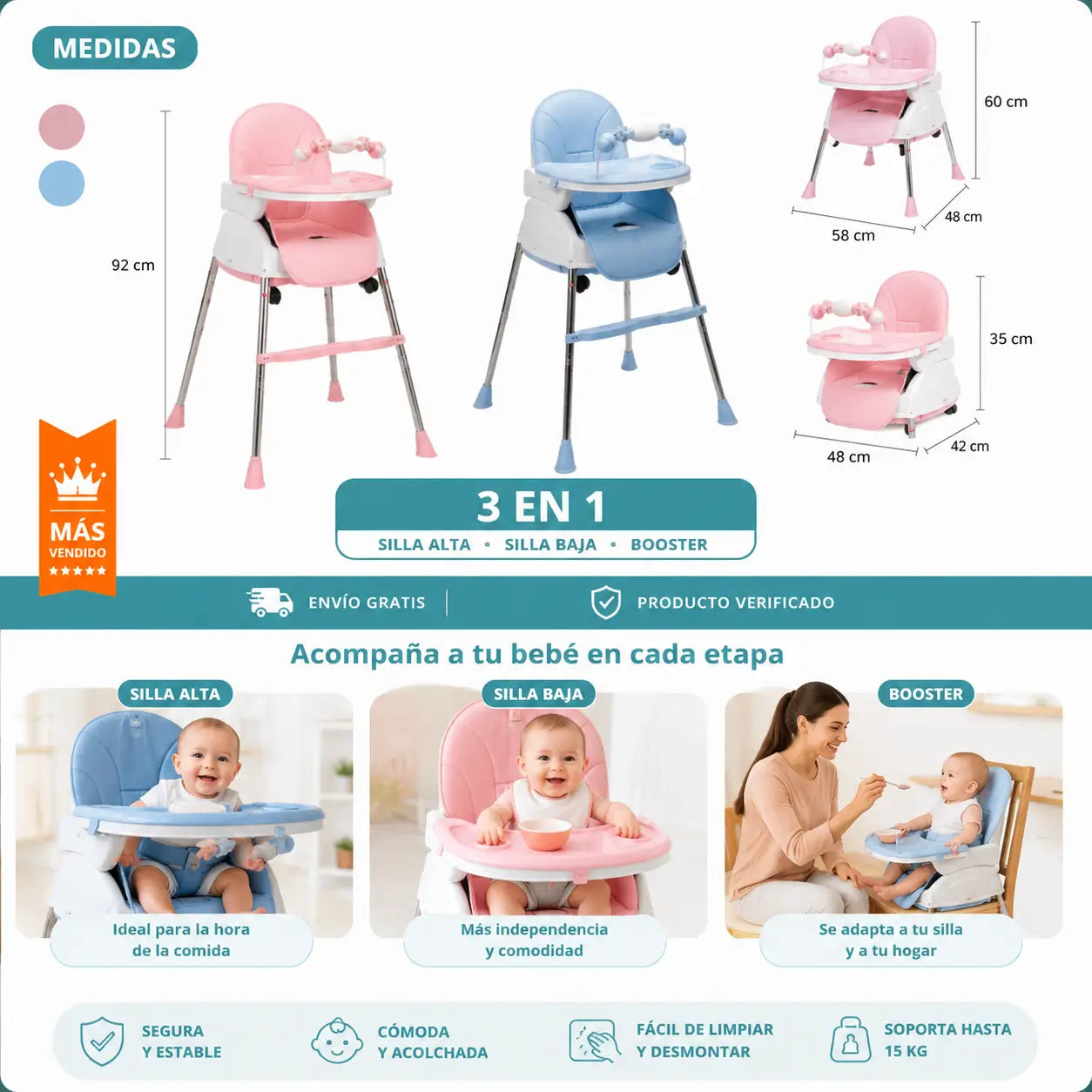 BabyGrow® Silla 3 en 1