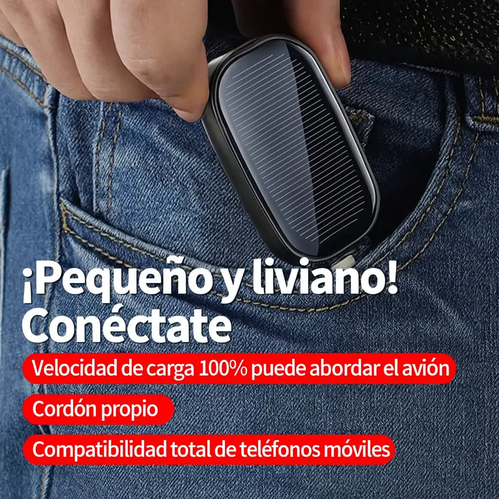 Mini Cargador Solar Portátil®