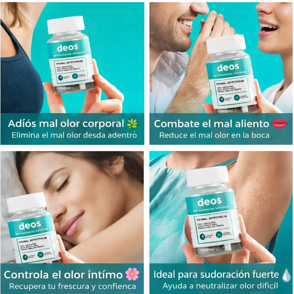 DEOSPURE®  El desodorante que elimina el mal olor desde adentro