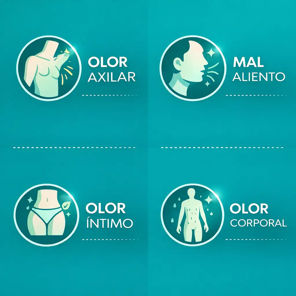 DEOSPURE®  El desodorante que elimina el mal olor desde adentro