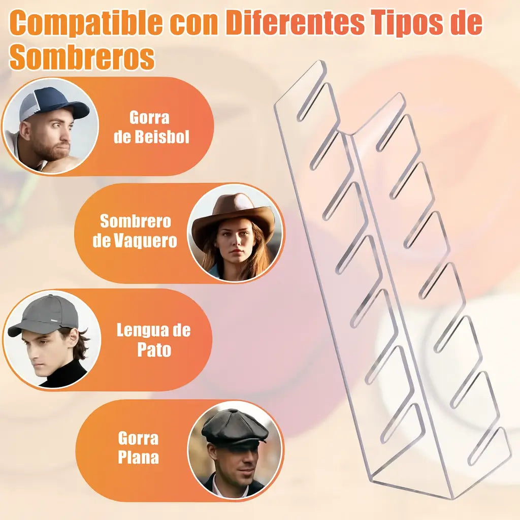 CapRac®  Organizador Premium de Gorras