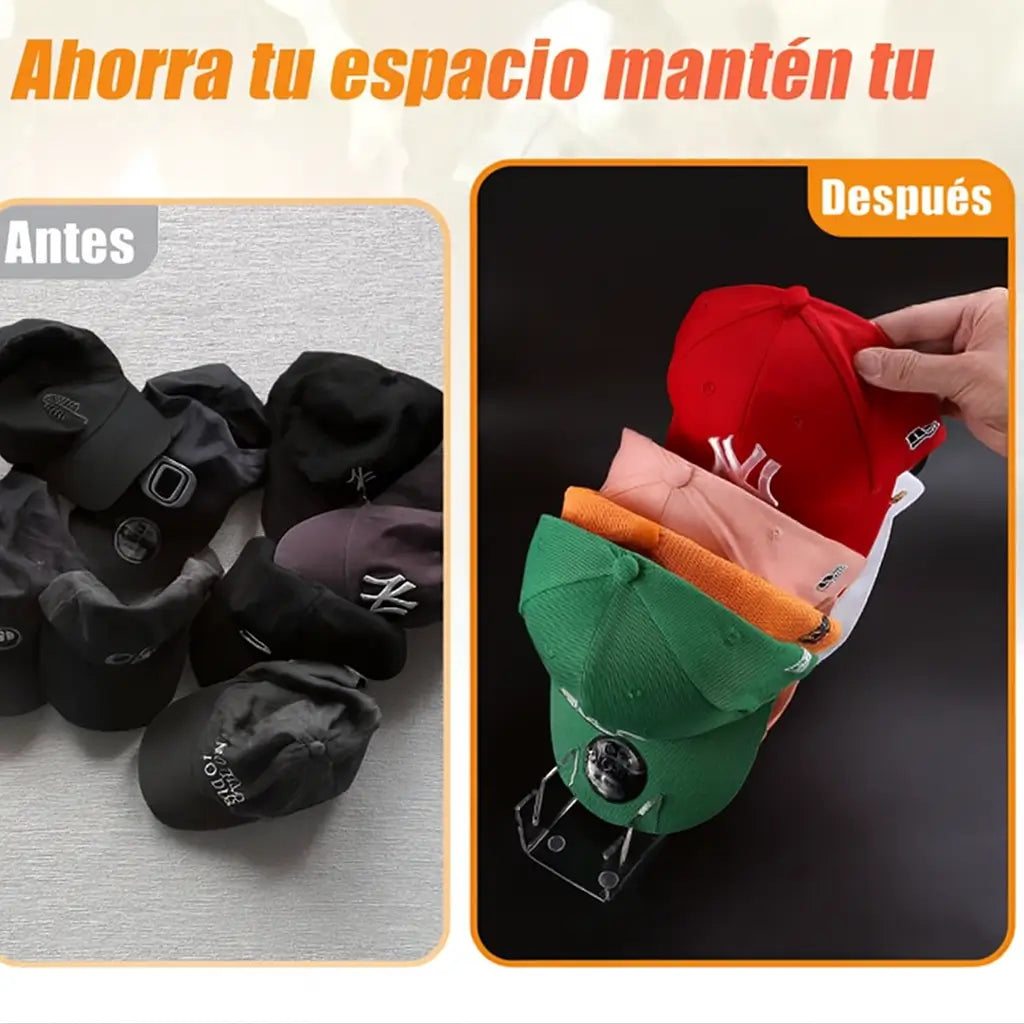 CapRac®  Organizador Premium de Gorras