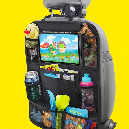 KidCar Organizert® Organizador de Asiento Trasero con Soporte para Tablet