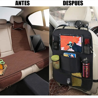 KidCar Organizert® Organizador de Asiento Trasero con Soporte para Tablet