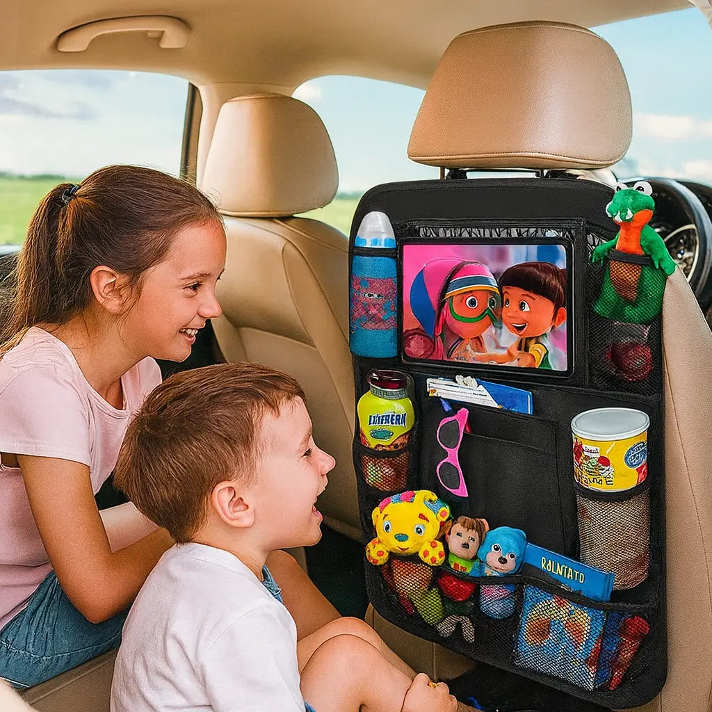 KidCar Organizert® Organizador de Asiento Trasero con Soporte para Tablet